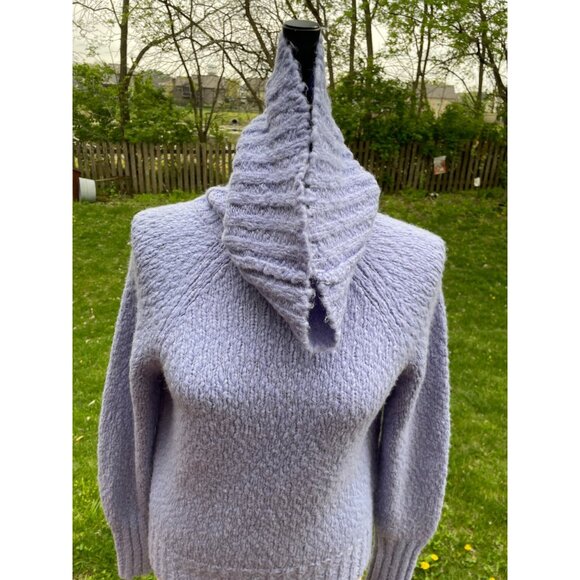 J.Crew Womens Lavender Turtleneck Sweater S/CH Acrylic Wool Blend Ribbed Knit - Picture 7 of 7